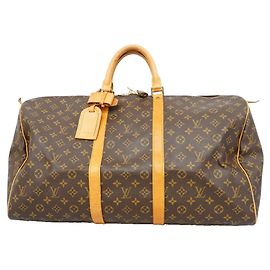 Louis Vuitton Boston Monogram Keepall 55 Marrone