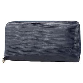 Louis Vuitton Epi Zippy Wallet M61873 Navy blue