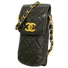 Borsa a tracolla Chanel Matelassé con catena Nero