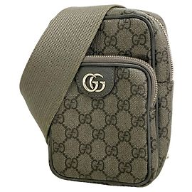 Borsa a tracolla Gucci GG Supreme Marrone