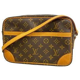 Borsa a tracolla Louis Vuitton Monogram Trocadero 27 Marrone