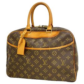 Borsa Louis Vuitton Monogram Deauville Marrone