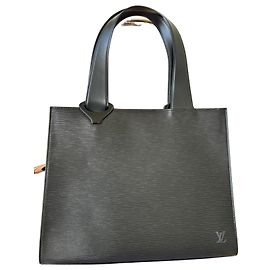 Borsa Louis Vuitton Gémeaux GM in pelle Epi Nero