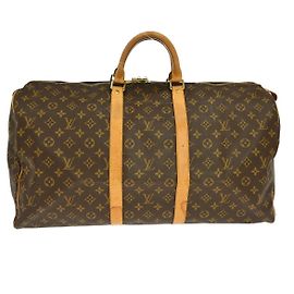 Louis Vuitton Keepall Monogram Canvas 55 Brown