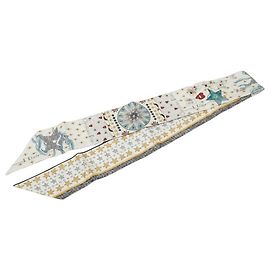 Sciarpa Christian Dior Dior Mitzah Tarot Toile Star Bianco Multicolore