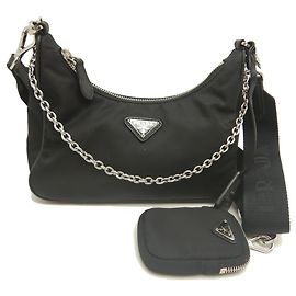 Bolsa de Ombro PRADA Re-Edition 2005 1BH204 Preto
