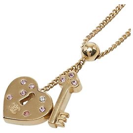 Collier Chanel Coco Mark Heart Key Rose