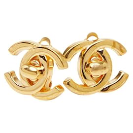 Orecchini vintage Chanel Coco Mark D'oro