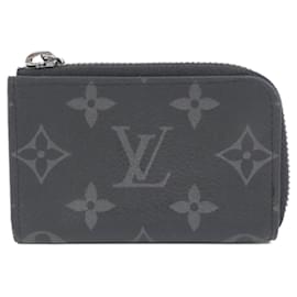 Portamonete Louis Vuitton Monogram Eclipse Nero
