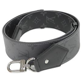 Alça de Ombro Louis Vuitton Monogram Eclipse Preto
