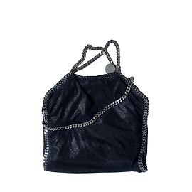 Stella Mc Cartney Sac à main Falabella en daim noir Stella McCartney Noir