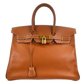Hermès Hermes Birkin Gold Courchevel con Gold Hardware 35 D'oro