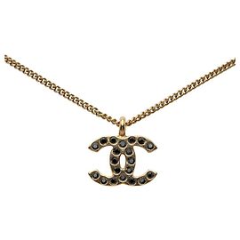 Collana Chanel Coco Mark 01A Nero D'oro