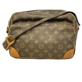 Borsa a tracolla Louis Vuitton Monogram Nile Marrone