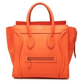 Céline Borsa a mano Celine Luggage Mini Shopper Rosso