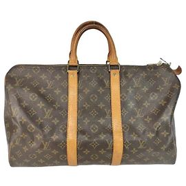 Louis Vuitton Keepall Monogram Canvas 45 Marrom