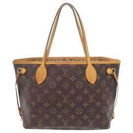Sac Cabas Louis Vuitton Neverfull PM Monogram Beige Monogramme