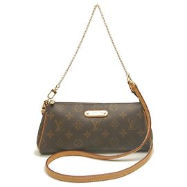 Borsa a tracolla Louis Vuitton Monogram Eva Marrone