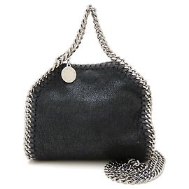 Stella Mc Cartney Sac à épaule Stella McCartney Falabella Tiny Tote Noir