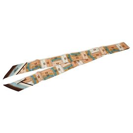 Sciarpa Fendi Rappie FF Logo Multicolore Beige
