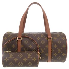 Sac à main Louis Vuitton Papillon 30 Marron Monogramme