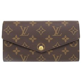 Louis Vuitton Portefeuille Sarah Monogram Long Wallet Marron Monogramme