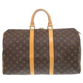 Sac Boston Louis Vuitton Keepall 45 Monogram Marron Monogramme
