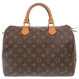 Sac à main Louis Vuitton Speedy 30 Monogram Marron Monogramme