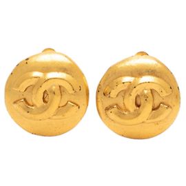 Orecchini Chanel Vintage Coco Mark D'oro
