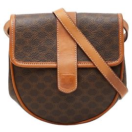 Céline Bolsa Tiracolo Celine Macadam Marrom