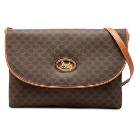 Céline Bolsa de Ombro/Clutch 2-Way Celine Macadam Marrom