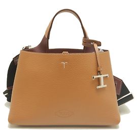 Bolsa de couro Tod's T-Timeless Marrom