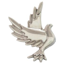 Tiffany & Co. Peace Bird Brooch by Paloma Picasso Silvery
