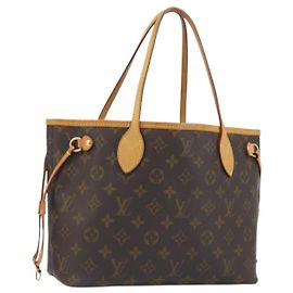 Saco Tote LOUIS VUITTON Monogram Neverfull PM M40155 LV Auth 194154V Monograma