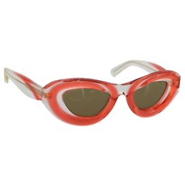 Gafas de sol BOTTEGA VENETA Plástico Rojo Auth BA14133M Roja