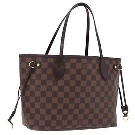 Saco Tote LOUIS VUITTON Damier Ebene Neverfull PM N51109 LV Auth ka5462SAV Damier ebene