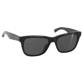 BALENCIAGA Sunglasses Plastic Black Auth BA14259 Black