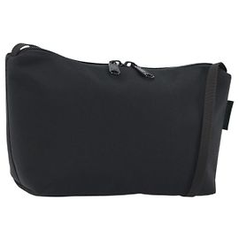 Autre Marque Herve Chapelier Shoulder Bag Canvas Black Auth 189983A Black