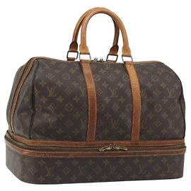LOUIS VUITTON Monogram Sac Sports Boston Bag M41444 LV Auth 188975 Monograma
