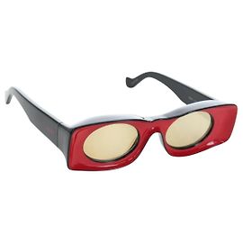 LOEWE Sunglasses plastic Black Auth 194696M Black
