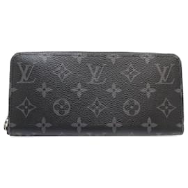 Cartera Larga Louis Vuitton Monogram Eclipse Negro