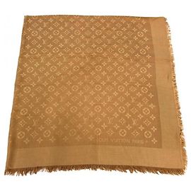 Xale Monogram Louis Vuitton Large Bege