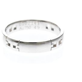 Hermès Hermes Hercules 18K White Gold Medium Argenté