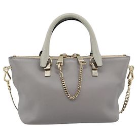 Chloé Sac Chloe Baylee Bicolor en cuir Mini Marron