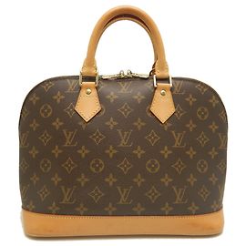 Louis Vuitton Monogram Alma Handtasche Braun Monogramm
