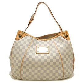 Bolsa de Ombro Louis Vuitton Damier Azur Galliera GM Azul Outro