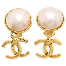 Orecchini a clip Chanel placcati oro D'oro