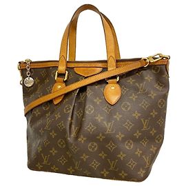 Sac à main Louis Vuitton Monogram Palermo PM Marron