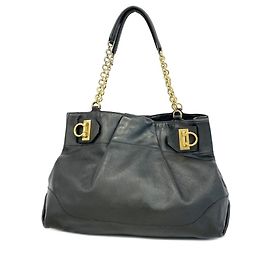 Borsa a tracolla nera Salvatore Ferragamo Nero
