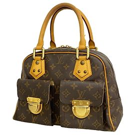 Louis Vuitton Monogram Manhattan PM Handtasche Braun